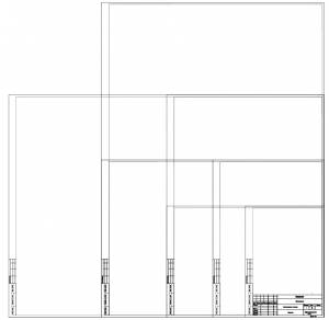 B_01 Форматы со штампом для архитектурно-строительных чертежей